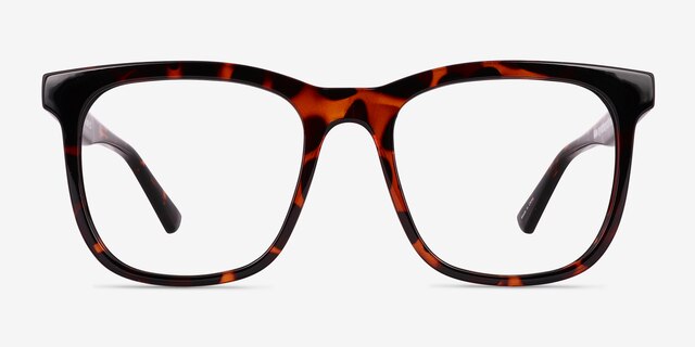 Rowen Shiny Tortoise Eco-friendlyEyeglass Frames from EyeBuyDirect, Front View