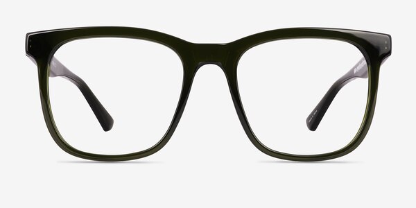 Rowen Crystal Dark Green Éco-responsable Montures de lunettes de vue