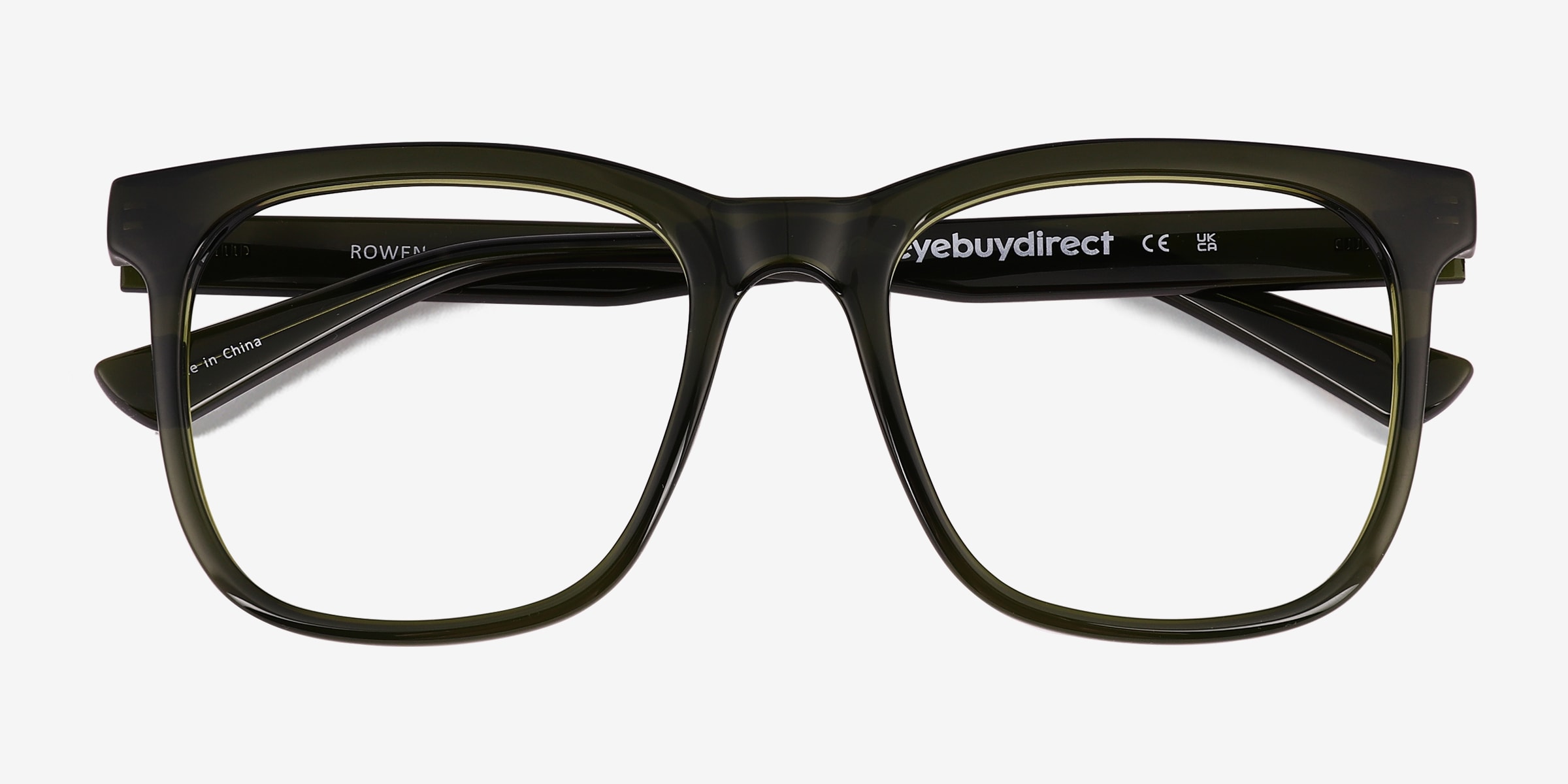 Rowen Square Shiny Tortoise Full Rim Eyeglasses | Eyebuydirect