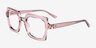 Walnut Crystal Nude Eco-friendlyEyeglass Frames from EyeBuyDirect, Angle View