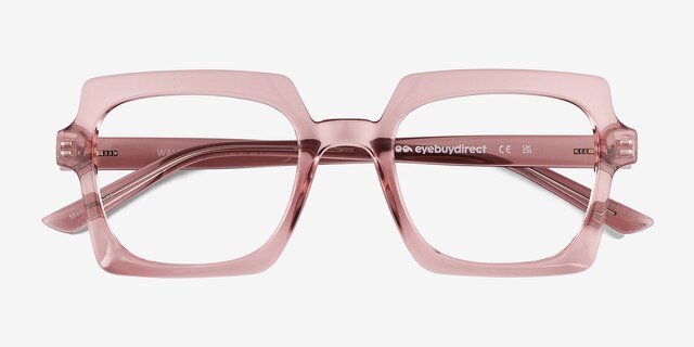 Walnut Crystal Nude Eco-friendlyEyeglass Frames from EyeBuyDirect, Closed View