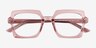 Walnut Crystal Nude Eco-friendlyEyeglass Frames from EyeBuyDirect, Closed View
