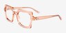 Walnut Crystal Orange Eco-friendlyEyeglass Frames from EyeBuyDirect, Angle View