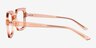 Walnut Crystal Orange Eco-friendlyEyeglass Frames from EyeBuyDirect, Side View