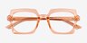 Walnut Crystal Orange Eco-friendlyEyeglass Frames from EyeBuyDirect, Closed View