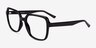Acer Shiny Black Eco-friendlyEyeglass Frames from EyeBuyDirect, Angle View