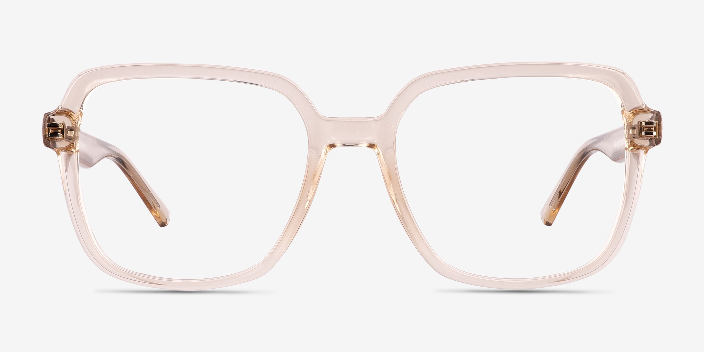 Acer Square Crystal Nude Full Rim Eyeglasses Eyebuydirect Canada