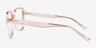 Acer Crystal Nude Eco-friendlyEyeglass Frames from EyeBuyDirect, Side View