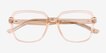 Acer Crystal Nude Alternative MaterialsEyeglass Frames from EyeBuyDirect, Closed View