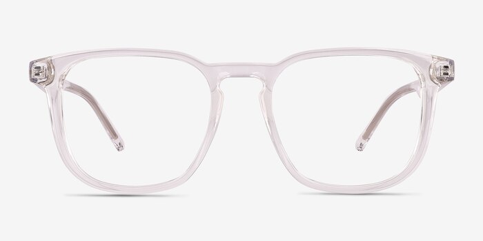 Banyan Shiny Clear Eco-friendly Eyeglass Frames from EyeBuyDirect