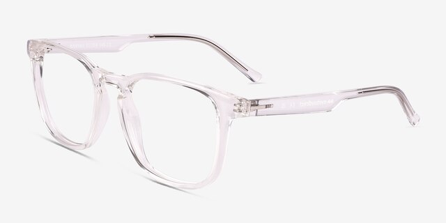 Banyan Shiny Clear Eco-friendlyEyeglass Frames from EyeBuyDirect, Angle View