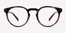 Oak Shiny Tortoise Eco-friendlyEyeglass Frames from EyeBuyDirect, Front View