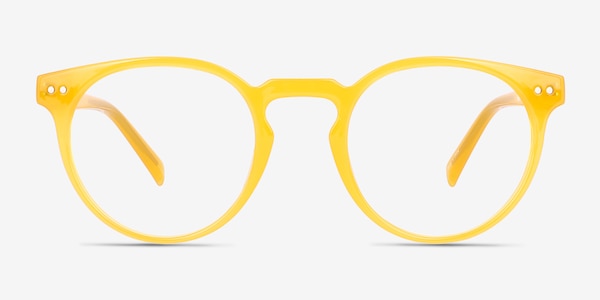 Oak Crystal Yellow Eco-friendly Eyeglass Frames