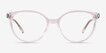 Tilia Shiny Clear Alternative MaterialsEyeglass Frames from EyeBuyDirect, Front View
