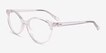 Tilia Shiny Clear Alternative MaterialsEyeglass Frames from EyeBuyDirect, Angle View