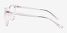 Tilia Shiny Clear Eco-friendlyEyeglass Frames from EyeBuyDirect, Side View