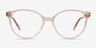 Tilia Crystal Champagne Eco-friendlyEyeglass Frames from EyeBuyDirect, Front View