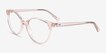 Tilia Crystal Champagne Alternative MaterialsEyeglass Frames from EyeBuyDirect, Angle View
