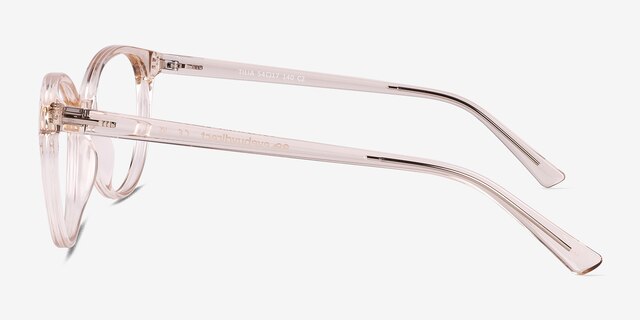 Tilia Crystal Champagne Eco-friendlyEyeglass Frames from EyeBuyDirect, Side View