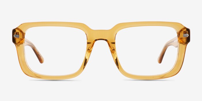 Wilder Crystal Light Brown Acetate Eyeglass Frames from EyeBuyDirect