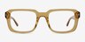 Wilder Crystal Light Brown AcetateEyeglass Frames from EyeBuyDirect, Front View