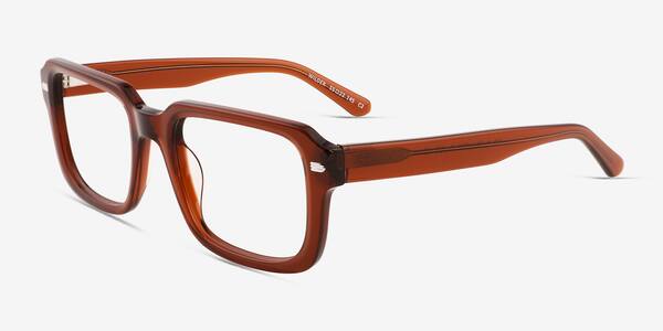 Crystal Dark Brown Wilder -  Acetate Eyeglasses