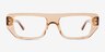 Reed Crystal Brown AcetateEyeglass Frames from EyeBuyDirect, Front View