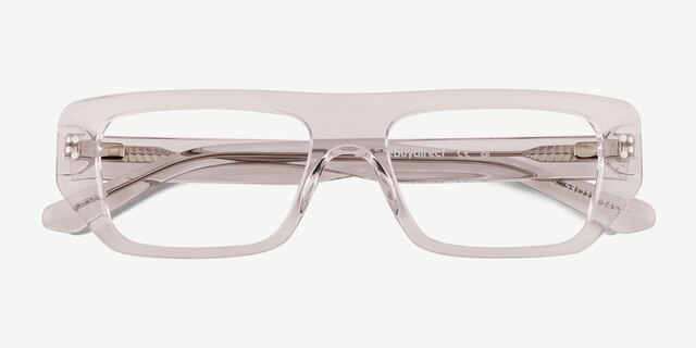 Reed Clear AcetateEyeglass Frames from EyeBuyDirect, Closed View