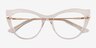 Calla Clear AcetateEyeglass Frames from EyeBuyDirect, Closed View