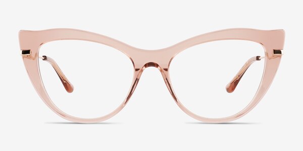 Calla Crystal Pink Acetate Eyeglass Frames