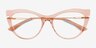 Calla Crystal Pink AcetateEyeglass Frames from EyeBuyDirect, Closed View