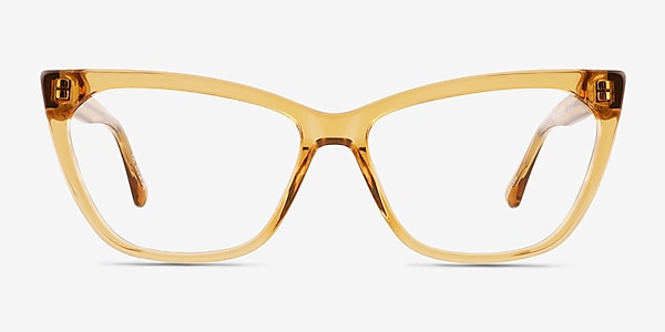 Rue Crystal Yellow Acetate Eyeglass Frames