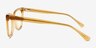 Rue Crystal Yellow AcetateEyeglass Frames from EyeBuyDirect, Side View