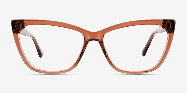 Rue Crystal Brown Acetate Eyeglass Frames