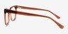 Rue Crystal Brown AcetateEyeglass Frames from EyeBuyDirect, Side View