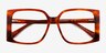 Elowen Translucent Tortoise AcetateEyeglass Frames from EyeBuyDirect, Closed View