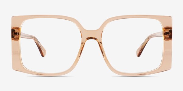Elowen Crystal Brown Acétate Montures de lunettes de vue