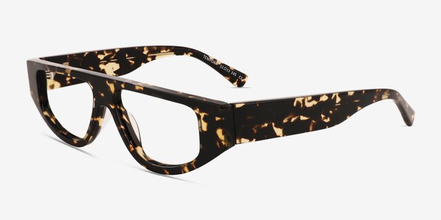 Tempora Brown Tortoise AcetateEyeglass Frames from EyeBuyDirect, Angle View