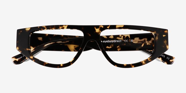 Tempora Brown Tortoise AcetateEyeglass Frames from EyeBuyDirect, Closed View