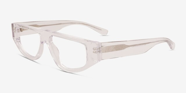Tempora Clear AcetateEyeglass Frames from EyeBuyDirect, Angle View
