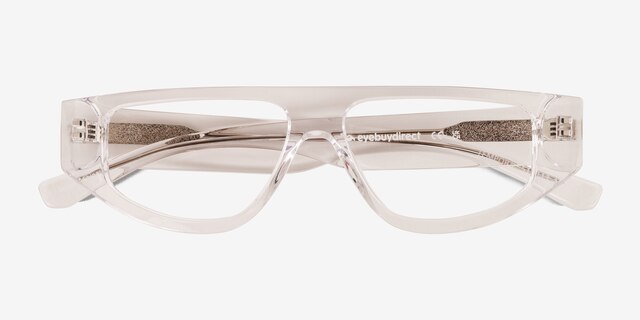 Tempora Clear AcetateEyeglass Frames from EyeBuyDirect, Closed View