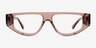 Tempora Crystal Brown AcetateEyeglass Frames from EyeBuyDirect, Front View