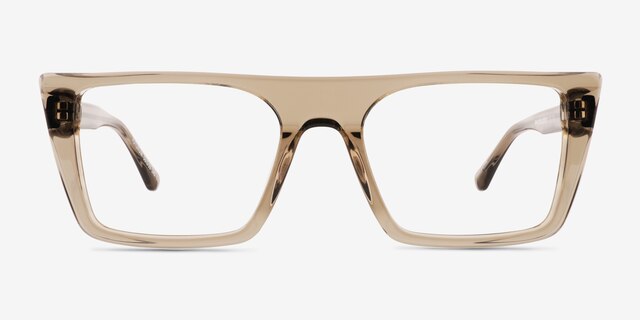 Futurum Crystal Gray AcetateEyeglass Frames from EyeBuyDirect, Front View