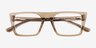 Futurum Crystal Gray AcetateEyeglass Frames from EyeBuyDirect, Closed View