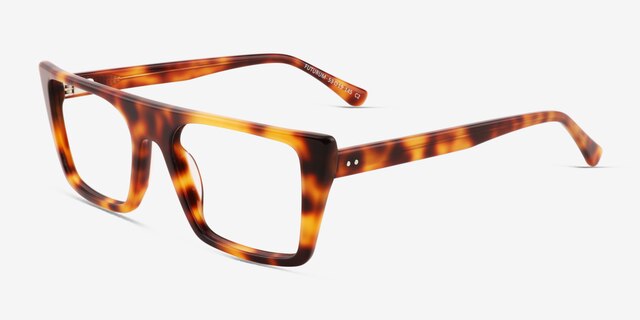 Futurum Tortoise AcetateEyeglass Frames from EyeBuyDirect, Angle View