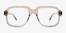Bramble Translucent Gray AcetateEyeglass Frames from EyeBuyDirect, Front View