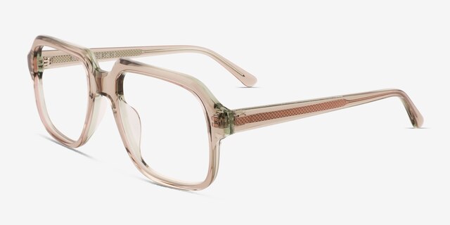 Bramble Translucent Gray AcetateEyeglass Frames from EyeBuyDirect, Angle View