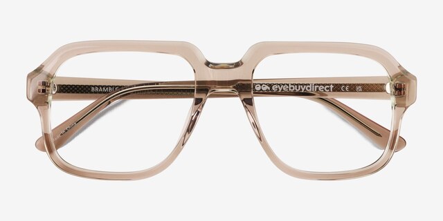 Bramble Translucent Gray AcetateEyeglass Frames from EyeBuyDirect, Closed View