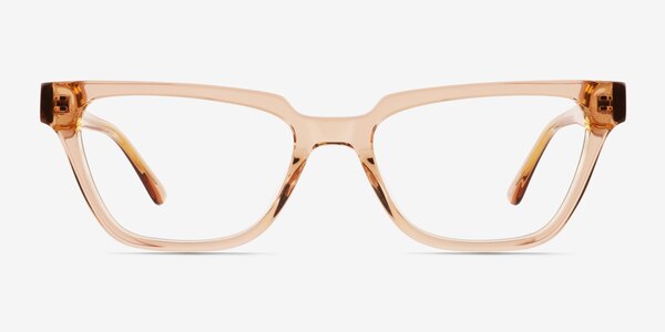 Alyssum Crystal Brown Acetate Eyeglass Frames