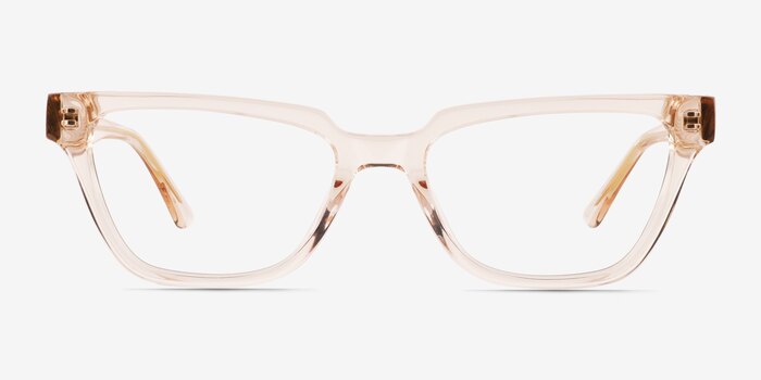 Alyssum Translucent Nude Acetate Eyeglass Frames from EyeBuyDirect